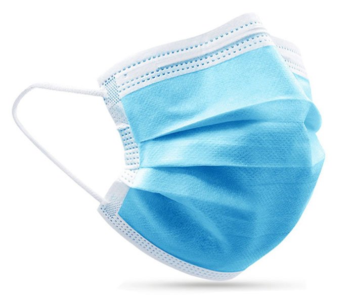 Virus Protection Mask (Blue, 3-layer filter) - 1 Box (50 masks)