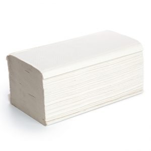Folded Paper Hand Towels 1 Ply - 1 Box (2400 towels)