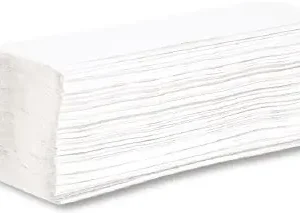 Folded Paper Hand Towels 2 Ply - 1 Box (2000 towels)